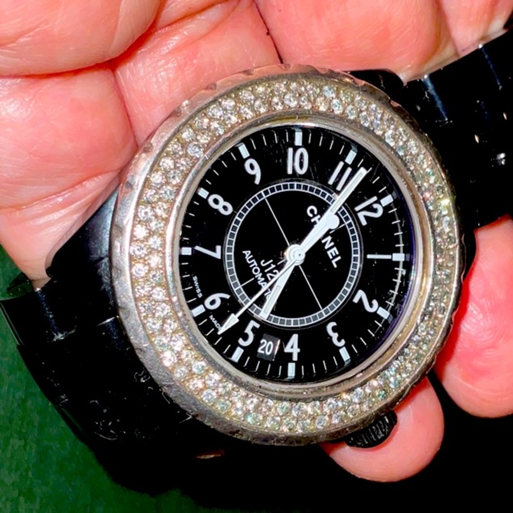 Chanel Stainless Steel Ceramic Watch J12